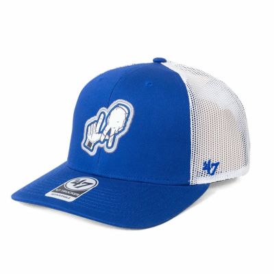 MLB ドジャース キャップ 【現地買付】Trucker LA Finger Cap メッシュ トラッカー 47 Brand ロイヤル / ホワイト