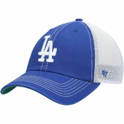 MLB ドジャース キャップ 【現地買付】Trawler Clean Up メッシュ トラッカー 47 Brand ロイヤル / ホワイト