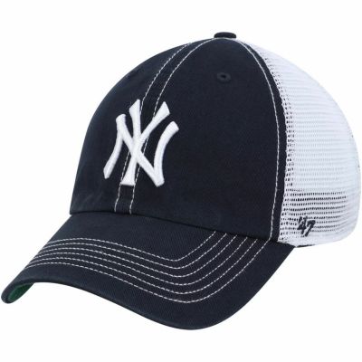 MLB ヤンキース キャップ 【海外買付】Clean Up Trawler メッシュ トラッカー 47 Brand ネイビー / ホワイト