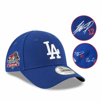 MLB 大谷翔平 ＆ ベッツ & フリーマン ドジャース キャップ ワールドシリーズ2024優勝記念 サイン刺繍 9FORTY ニューエラ/New Era
