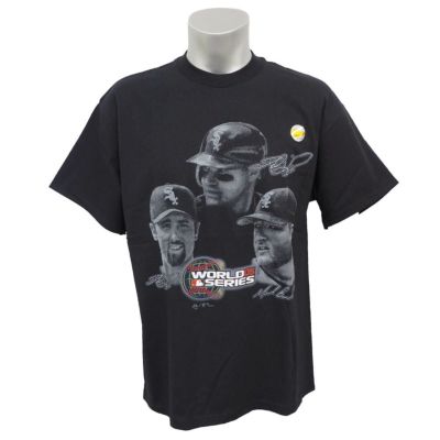リニューアル記念メガセール MLB ホワイトソックス ワールドシリーズ WS 2005 Tシャツ 半袖 マジェスティック/Majestic ブラック 