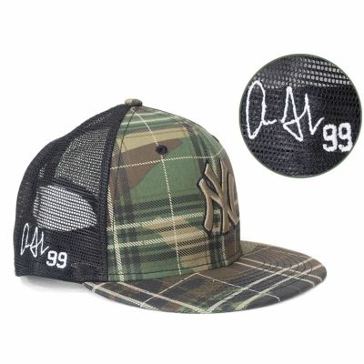 MLB アーロン・ジャッジ ヤンキース キャップ 【海外カスタム】サイン刺繍 トラッカーメッシュ 9FIFTY ニューエラ/New Era