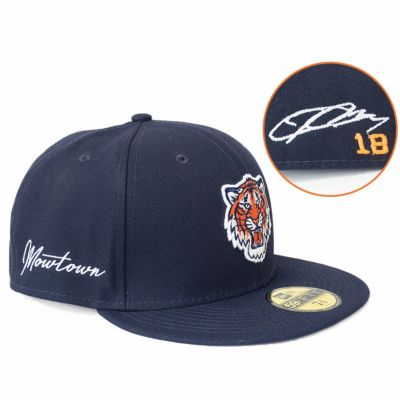 MLB 前田健太 タイガース キャップ 【海外カスタム】クーパーズタウン サイン刺繍 59FIFTY ニューエラ/New Era ネイビー