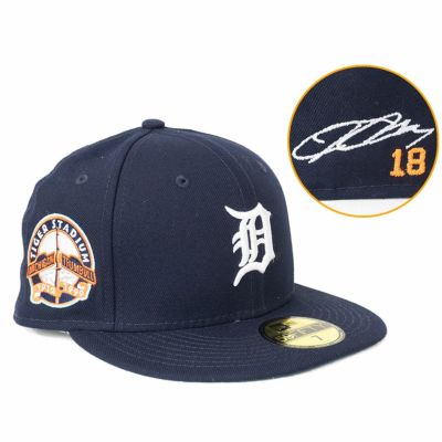 MLB 前田健太 タイガース キャップ 【海外カスタム】タイガースタジアム サイン刺繍 59FIFTY ニューエラ/New Era ネイビー