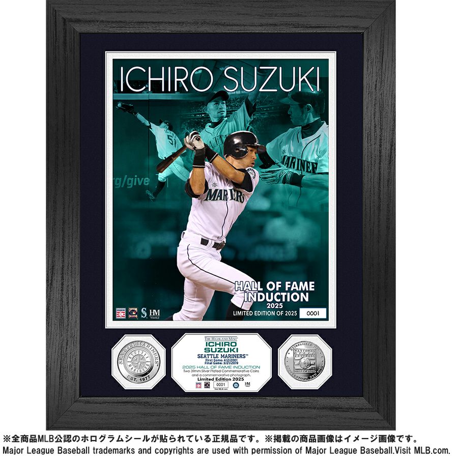 殿堂入り】イチロー 干そ 2012年 マリナーズ 直筆サイン入り 