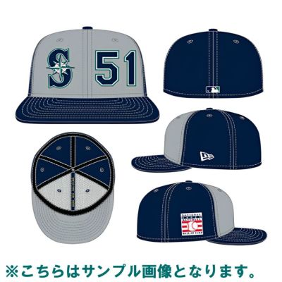 MLB イチロー マリナーズ キャップ 2025 アメリカ野球 殿堂入り Hall of Fame 59FIFTY ニューエラ/New Era ネイビー