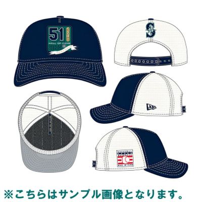 MLB イチロー マリナーズ キャップ 2025 アメリカ野球 殿堂入り Hall of Fame 9FORTY トラッカーメッシュ ニューエラ/New Era ネイビー