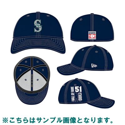 MLB イチロー マリナーズ キャップ 2025 アメリカ野球 殿堂入り Hall of Fame 39THRTY Flex Hat ニューエラ/New Era ネイビー