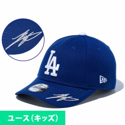 MLB 大谷翔平 ドジャース キャップ 【国内版】ユース キッズ サイン刺繍 シグネイチャー 9FORTY Adj ニューエラ/New Era ダークロイヤル【nejp】