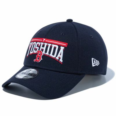 MLB 吉田正尚 レッドソックス キャップ 【国内版】ネーム＆ナンバー 9FORTY Adjustable Hat ニューエラ/New Era ネイビー【nejp】
