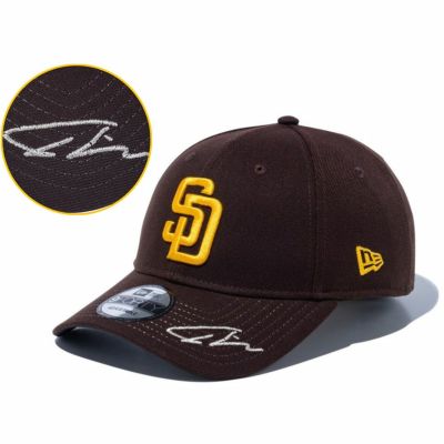 MLB ダルビッシュ有 パドレス キャップ 【国内版】サイン刺繍 シグネイチャー 9FORTY Adjustable Hat ニューエラ/New Era ブラウン【nejp】