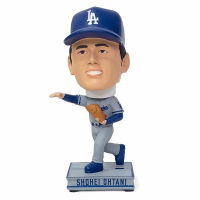 MLB 大谷翔平 ドジャース フィギュア 【10000個限定】4.5 Away Mini Bobblehead ミニボブルヘッド FOCO グレー