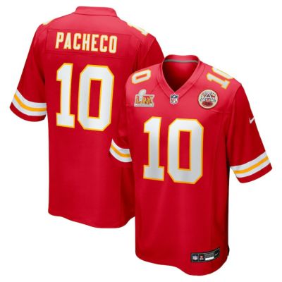 NFL イザイア・パチェコ チーフス ユニフォーム 第59回スーパーボウル 進出 Game Jersey ナイキ/Nike レッド