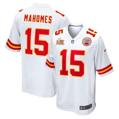 NFL パトリック・マホームズ チーフス ユニフォーム 第59回スーパーボウル 進出 Game Jersey ナイキ/Nike ホワイト