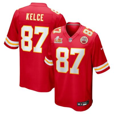 NFL トラビス・ケルス チーフス ユニフォーム 第59回スーパーボウル 進出 Game Jersey ナイキ/Nike レッド