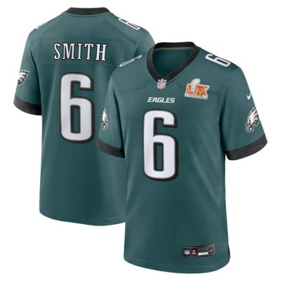 NFL デボンタ・スミス イーグルス ユニフォーム 第59回スーパーボウル 進出 Game Jersey ナイキ/Nike ミッドナイトグリーン