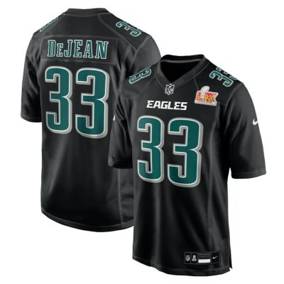 NFL クーパー・デジャン イーグルス ユニフォーム 第59回スーパーボウル 進出 Fashion Game Jersey ナイキ/Nike Carbon Black