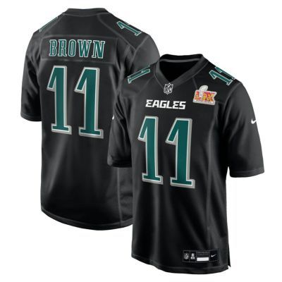 NFL A・J・ブラウン イーグルス ユニフォーム 第59回スーパーボウル 進出 Fashion Game Jersey ナイキ/Nike Carbon Black