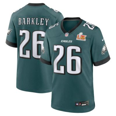 NFL セイクワン・バークリー イーグルス ユニフォーム 第59回スーパーボウル 進出 Game Jersey ナイキ/Nike ミッドナイトグリーン
