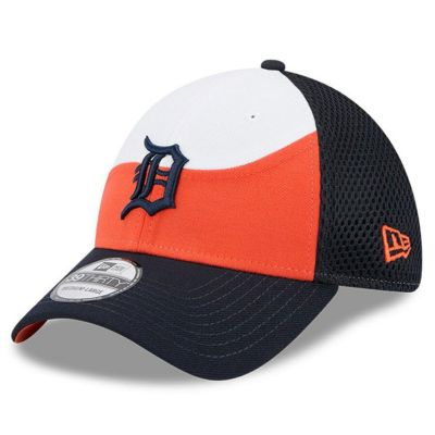 MLB タイガース キャップ 【海外版】2025 スプリングトレーニング 39THIRTY Flex ニューエラ/New Era オレンジ ネイビー
