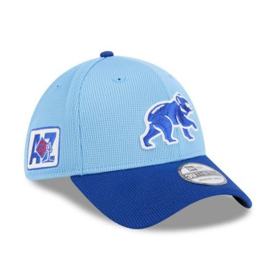 MLB カブス キャップ 【海外版】2025 スプリングトレーニング 39THIRTY Flex ニューエラ/New Era ライトブルー ロイヤル