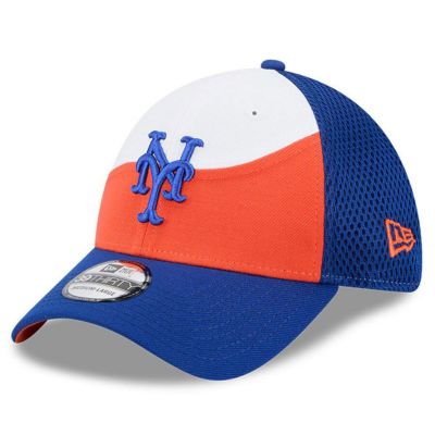 MLB メッツ キャップ 【海外版】2025 スプリングトレーニング 39THIRTY Flex ニューエラ/New Era オレンジ ブルー
