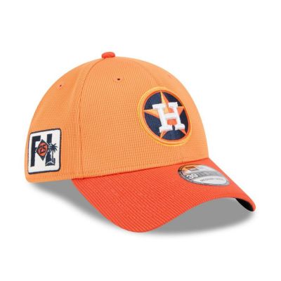 MLB アストロズ キャップ 【海外版】2025 スプリングトレーニング 39THIRTY Flex ニューエラ/New Era オレンジ
