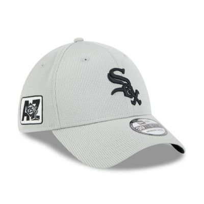 MLB ホワイトソックス キャップ 【海外版】2025 スプリングトレーニング 39THIRTY Flex ニューエラ/New Era グレー
