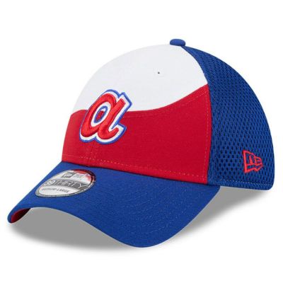 MLB ブレーブス キャップ 【海外版】2025 スプリングトレーニング 39THIRTY Flex ニューエラ/New Era ロイヤル レッド