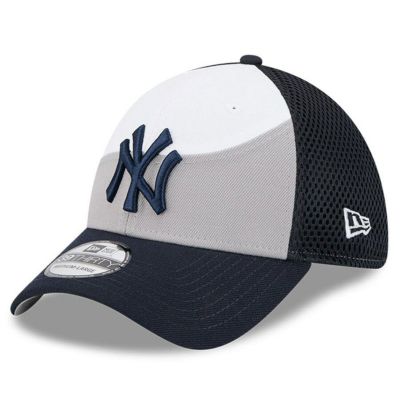 MLB ヤンキース キャップ 【海外版】2025 スプリングトレーニング 39THIRTY Flex ニューエラ/New Era グレー ネイビー