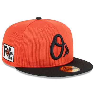 MLB オリオールズ キャップ 【海外版】2025 スプリングトレーニング 59FIFTY Fitted ニューエラ/New Era オレンジ ブラック