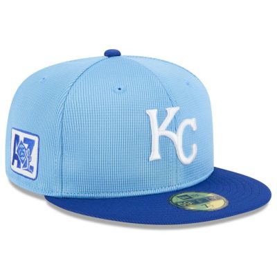 MLB ロイヤルズ キャップ 【海外版】2025 スプリングトレーニング 59FIFTY Fitted ニューエラ/New Era ライトブルー ロイヤル