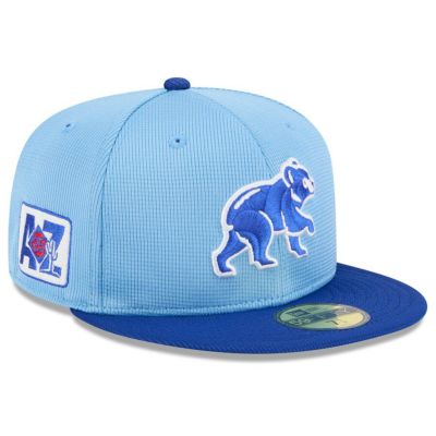 MLB カブス キャップ 2025 スプリングトレーニング 59FIFTY Fitted ニューエラ/New Era ライトブルー ロイヤル