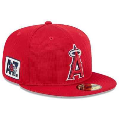 MLB エンゼルス キャップ 【海外版】2025 スプリングトレーニング 59FIFTY Fitted ニューエラ/New Era レッド