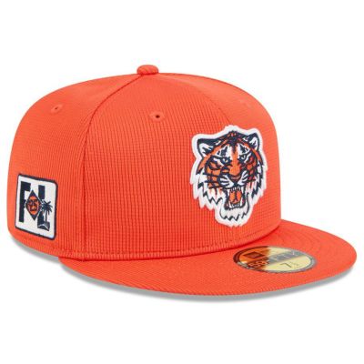 MLB タイガース キャップ 【海外版】2025 スプリングトレーニング 59FIFTY Fitted ニューエラ/New Era オレンジ