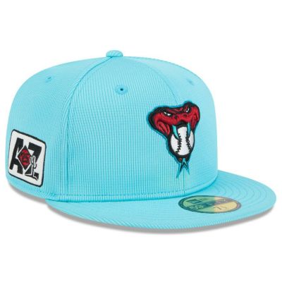 MLB ダイヤモンドバックス キャップ 【海外版】2025 スプリングトレーニング 59FIFTY Fitted ニューエラ/New Era ティール
