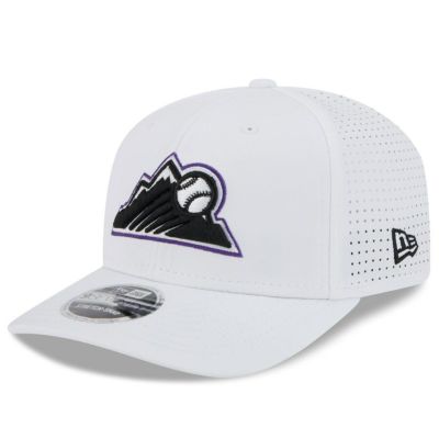 MLB ロッキーズ キャップ 【海外版】2025 スプリングトレーニング 9SEVENTY COOLERA メッシュ ニューエラ/New Era ホワイト