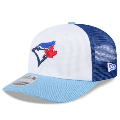 MLB ブルージェイズ キャップ 【海外版】2025 スプリングトレーニング 9SEVENTY トラッカーメッシュ ニューエラ/New Era ホワイト