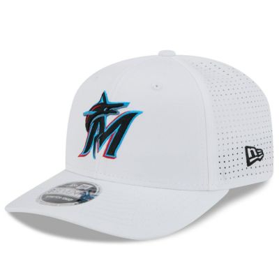 MLB マーリンズ キャップ 【海外版】2025 スプリングトレーニング 9SEVENTY COOLERA メッシュ ニューエラ/New Era ホワイト