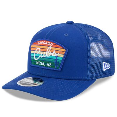 MLB カブス キャップ 2025 スプリングトレーニング SignArt 9SEVENTY トラッカーメッシュ ニューエラ/New Era ロイヤル