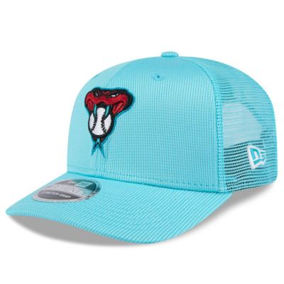 MLB ダイヤモンドバックス キャップ 【海外版】2025 スプリングトレーニング 9SEVENTY トラッカーメッシュ ニューエラ/New Era アクア