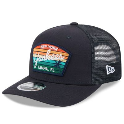 MLB ヤンキース キャップ 2025 スプリングトレーニング SignArt 9SEVENTY トラッカーメッシュ ニューエラ/New Era ネイビー