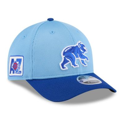 MLB カブス キャップ 【海外版】2025 スプリングトレーニング 9FORTY Adj M-CROWN ニューエラ/New Era Light Blue/Royal