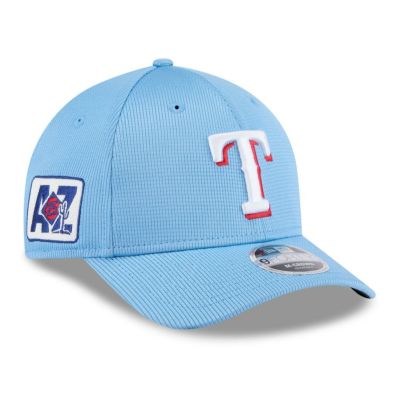 MLB レンジャーズ キャップ 【海外版】2025 スプリングトレーニング 9FORTY Adj M-CROWN ニューエラ/New Era ライトブルー
