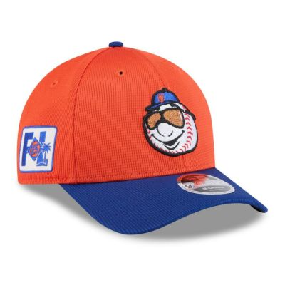 MLB メッツ キャップ 【海外版】2025 スプリングトレーニング 9FORTY Adj M-CROWN ニューエラ/New Era Orange/Royal