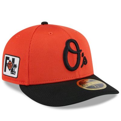 MLB オリオールズ キャップ 【海外版】2025 スプリングトレーニング 59FIFTY ロープロファイル ニューエラ/New Era オレンジ ブラック