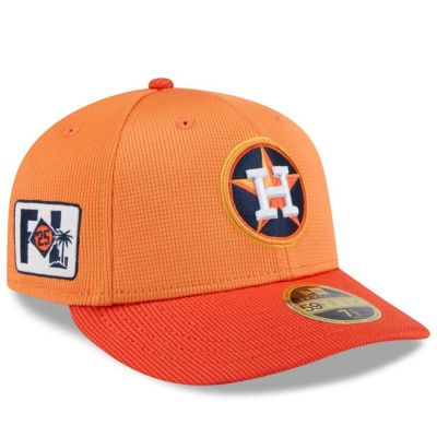 MLB アストロズ キャップ 【海外版】2025 スプリングトレーニング 59FIFTY ロープロファイル ニューエラ/New Era オレンジ