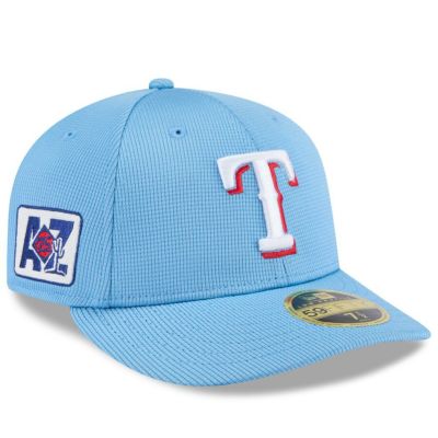 MLB レンジャーズ キャップ 【海外版】2025 スプリングトレーニング 59FIFTY ロープロファイル ニューエラ/New Era ライトブルー