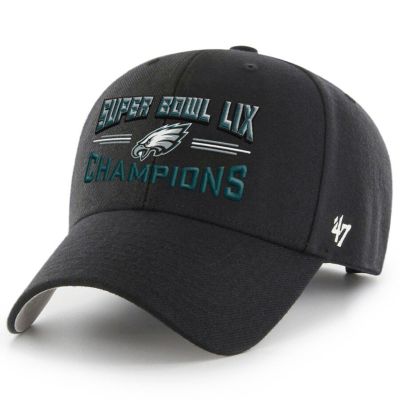 NFL イーグルス キャップ 第59回スーパーボウル 優勝記念 MVP Adjustable Hat 47Brand ブラック
