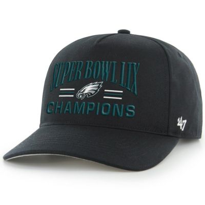 NFL イーグルス キャップ 第59回スーパーボウル 優勝記念 Hitch Adjustable Hat 47Brand ブラック